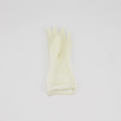 White Sterile Surgical ISO9001 Disposable Latex Gloves