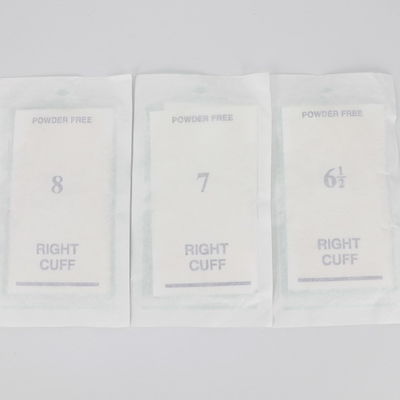 White Sterile Surgical ISO9001 Disposable Latex Gloves