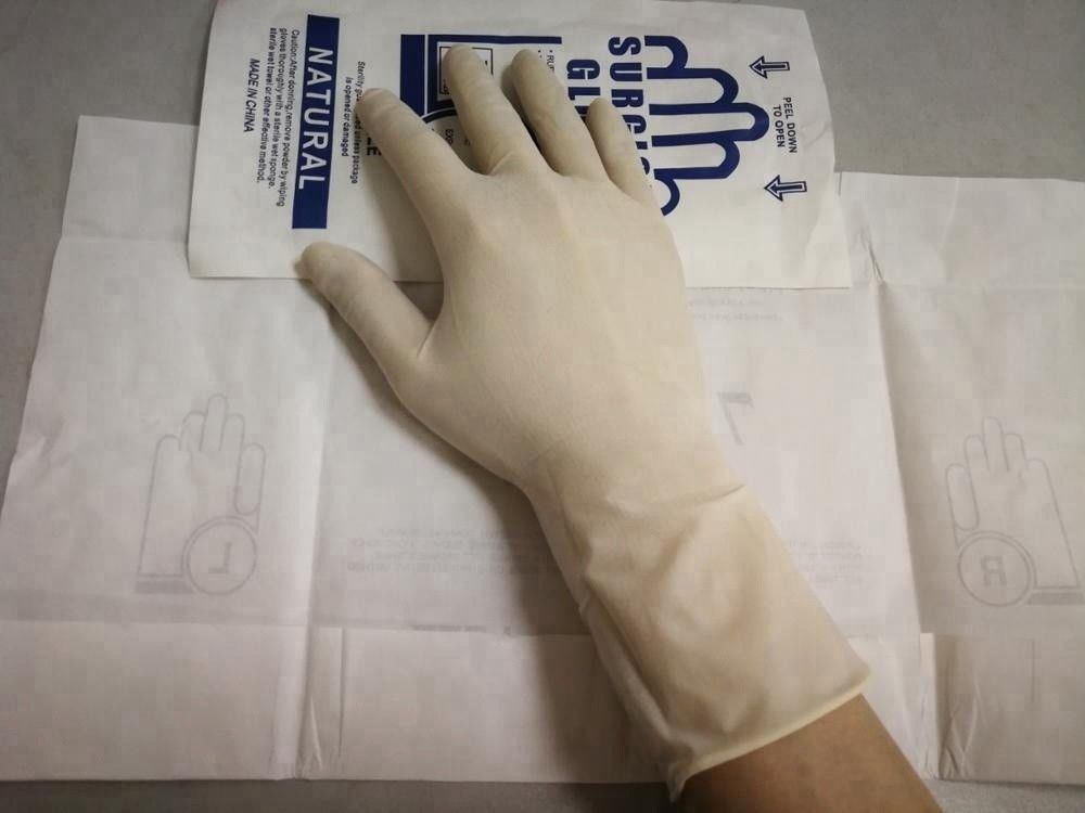 Free sample Medical device disposable hospital Surgical latex gloves / examination gloves