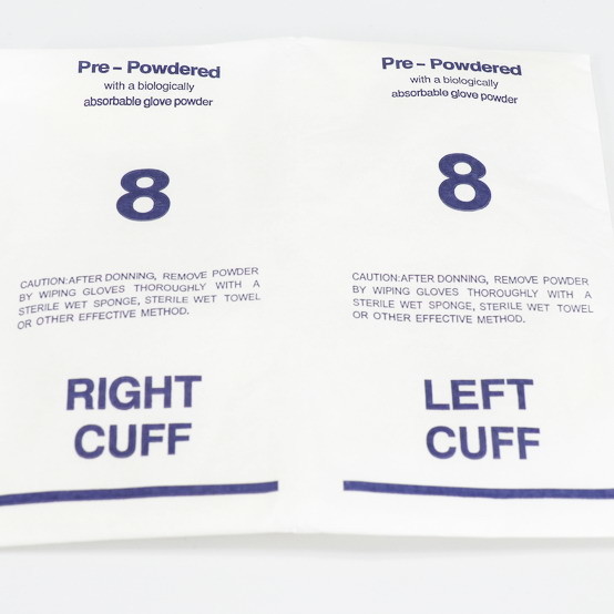 White Sterile Surgical ISO9001 Disposable Latex Gloves